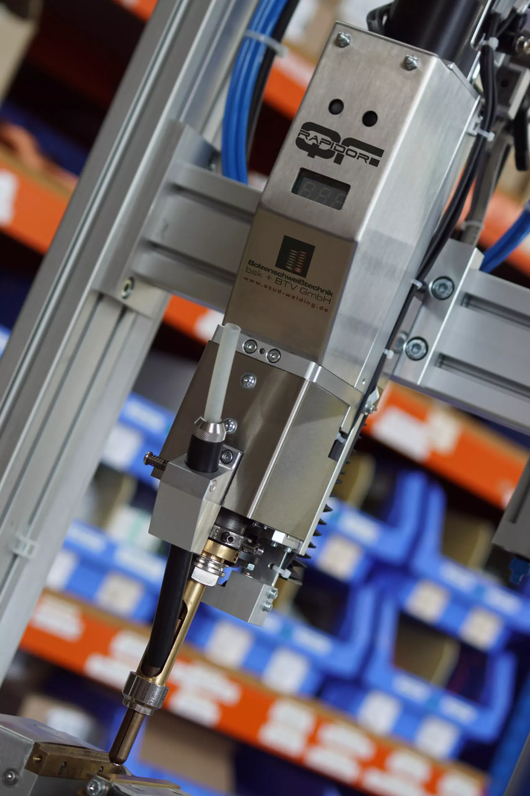 Innovative Bolzenschweißsysteme mit dem patentierten RAPIDOR QF Schweißkopf von bsk + BTV