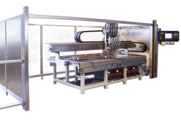 Medium format stud welding machine – production of control cabinets