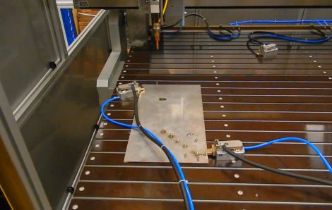 CNC stud welding of T-bolts