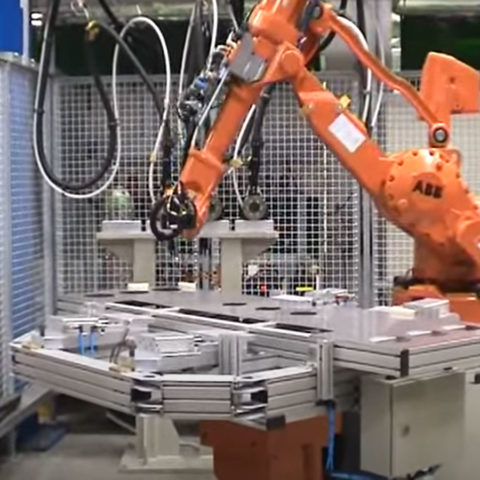 Stud welding on the robot