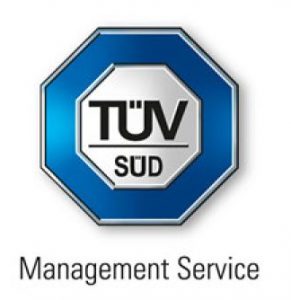 Qualitätsmanagement ist nach DIN EN ISO 9001:2015 durch TÜV SÜD zertifiziert