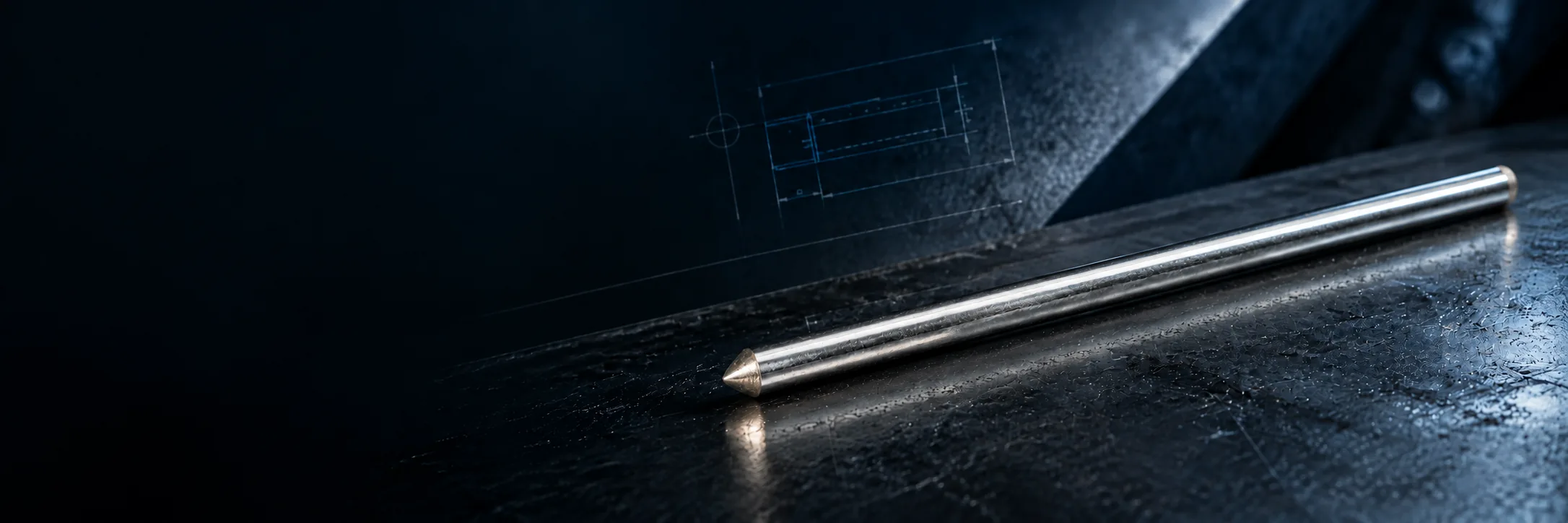 Isolierstift IS-ES mit einseitig geschliffener Spitze