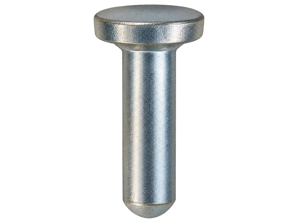 T-Bolzen mit verbreitertem Kopf und glattem Schaft